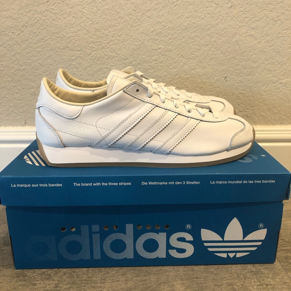 New Adidas Original Country Japan Sneakers Cloud White Gum Men’s Shoes
